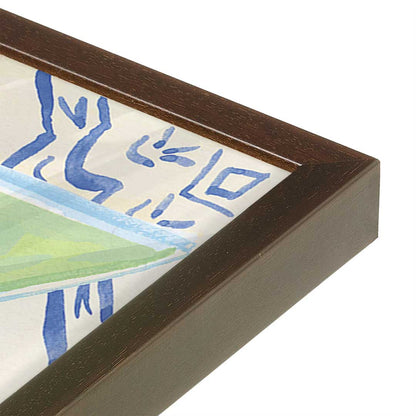 [Color:Belvinder Brown], Picture of art in a Belvinder Brown frame at an angle