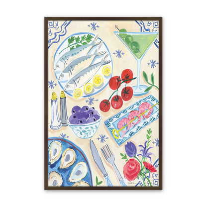 [Color:Belvinder Brown], Picture of art in a Belvinder Brown frame