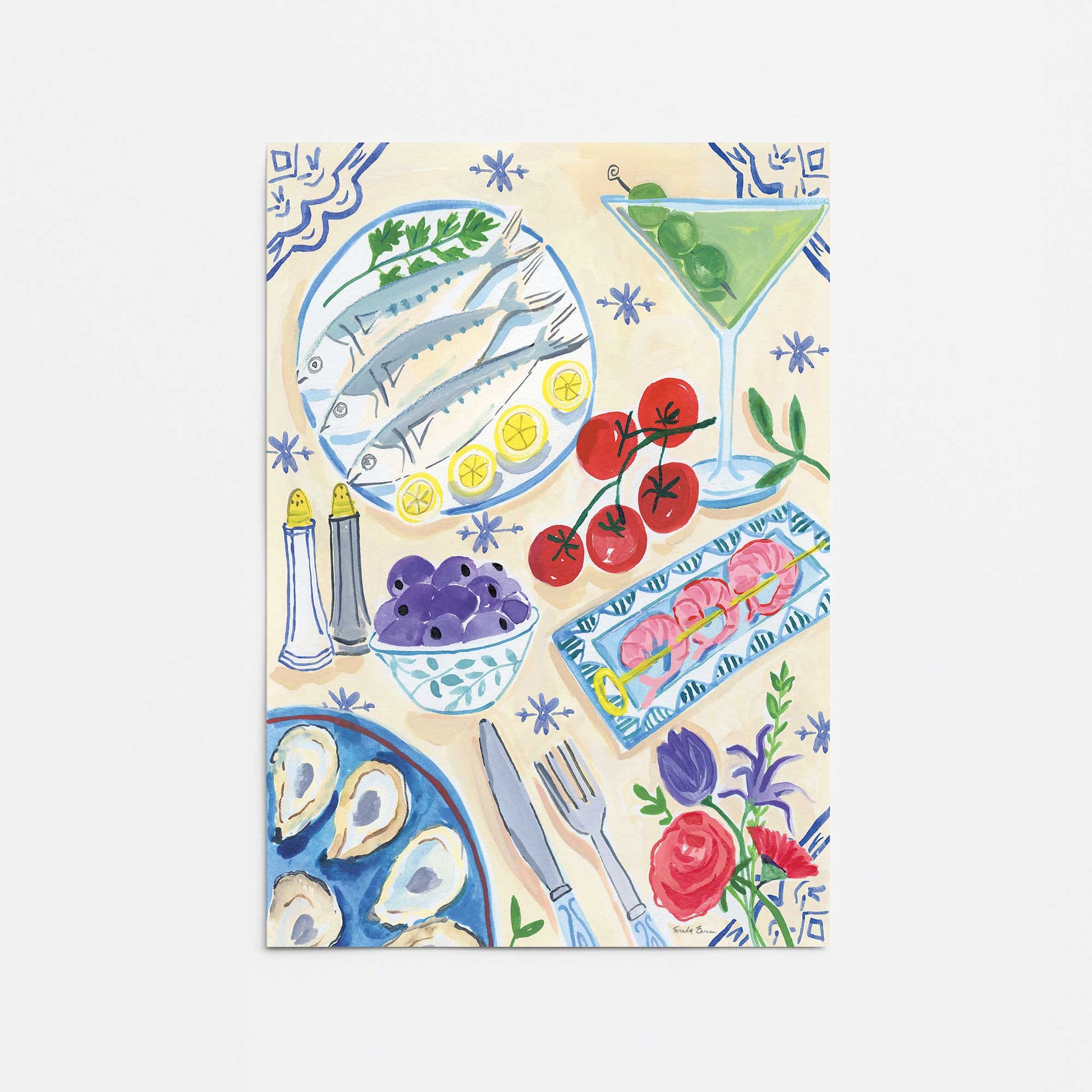 [Color:Rolled Print], Picture of close up of art