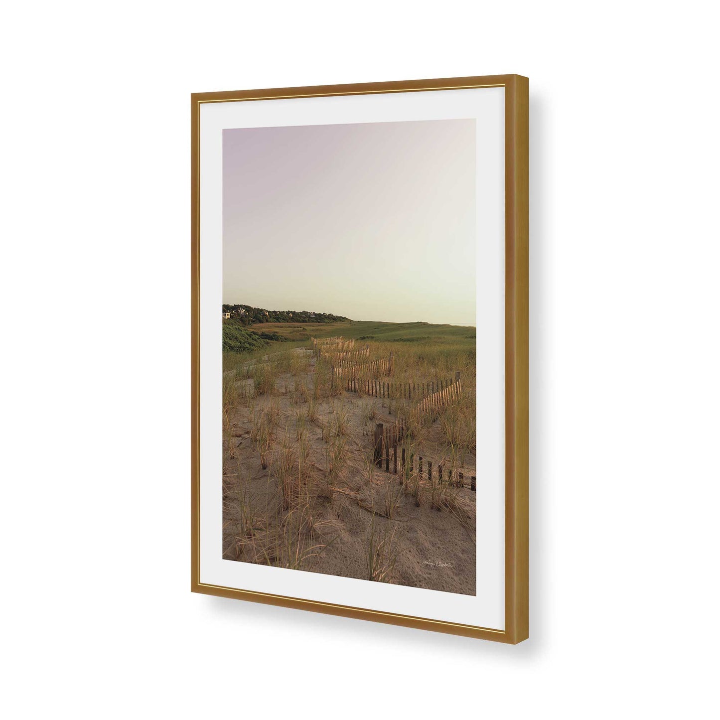 [Color:Polished Gold], Picture of art in a Polished Gold frame of the corner