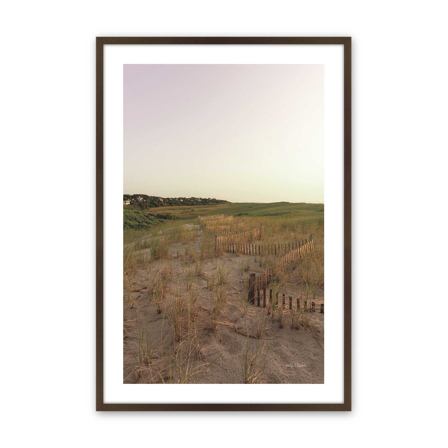 [Color:Brown], Picture of art in a Brown frame