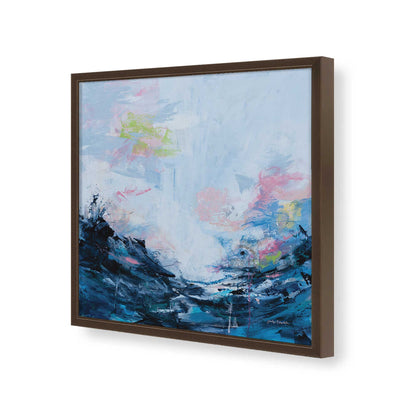 [Color:Espresso], Picture of art in a Espresso frame of the corner