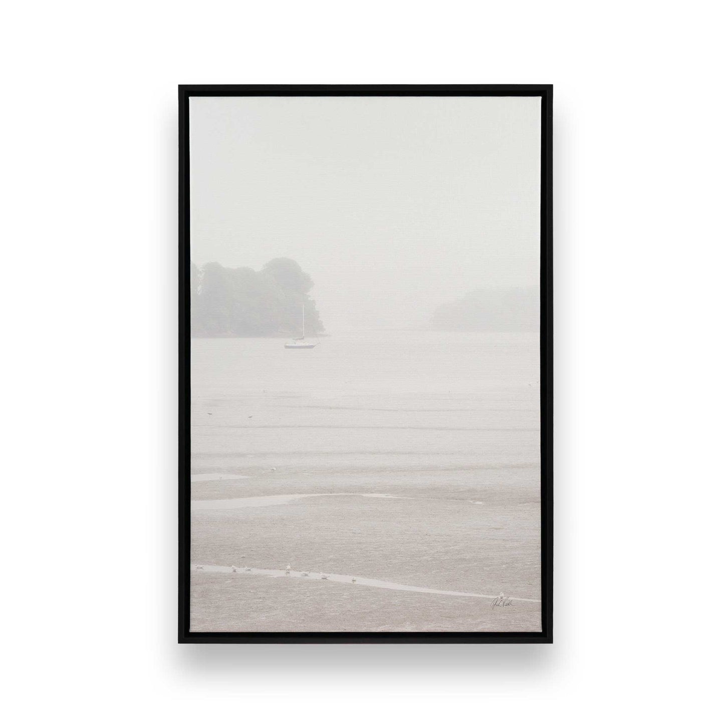 [Color:Satin Black], Picture of art in a Satin Black frame