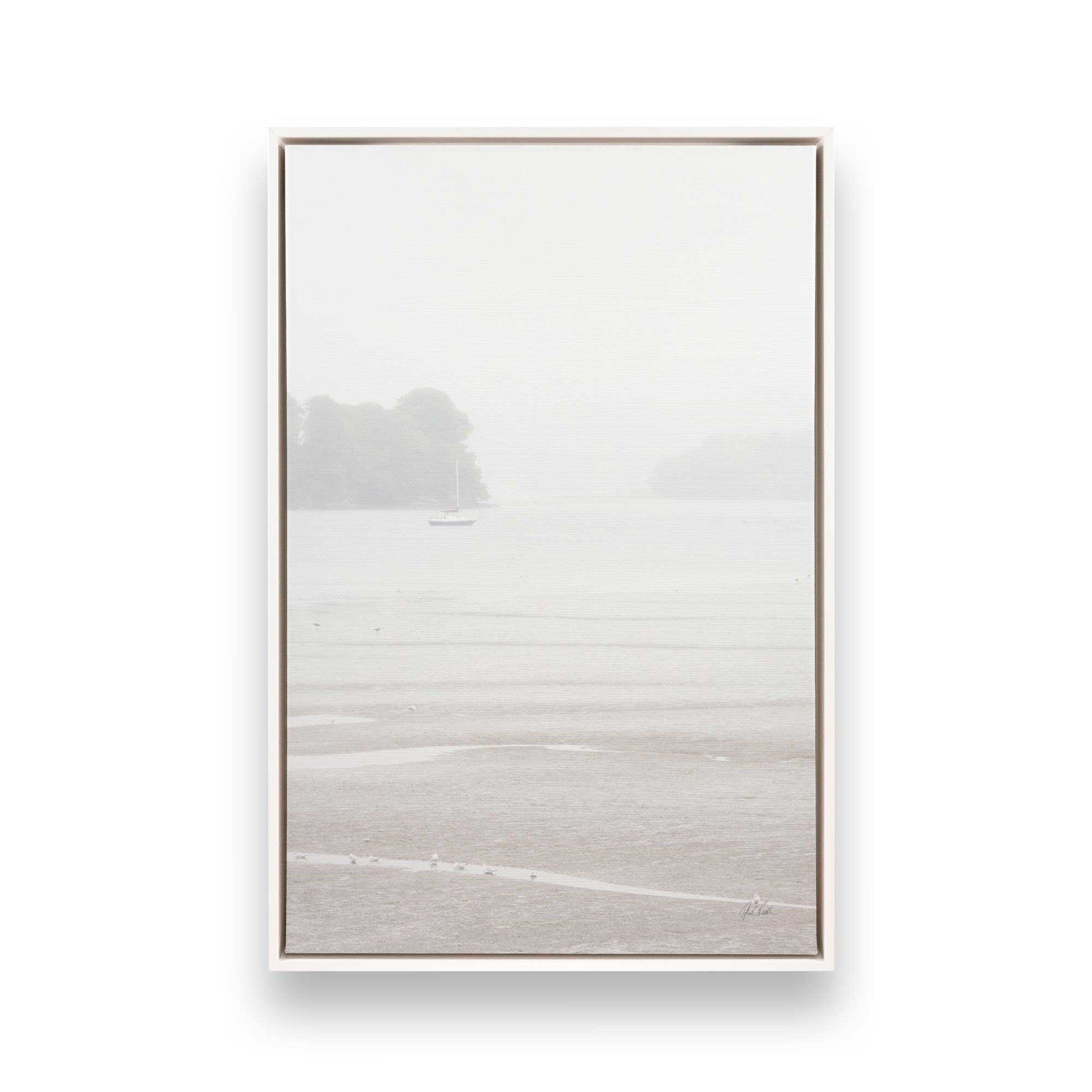 [Color:Opaque White], Picture of art in a White frame