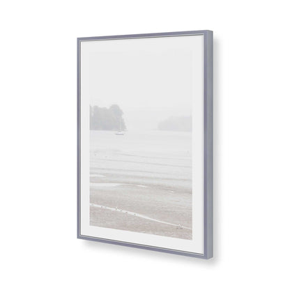 [Color:Polished Chrome], Picture of art in a Polished Chrome frame of the corner