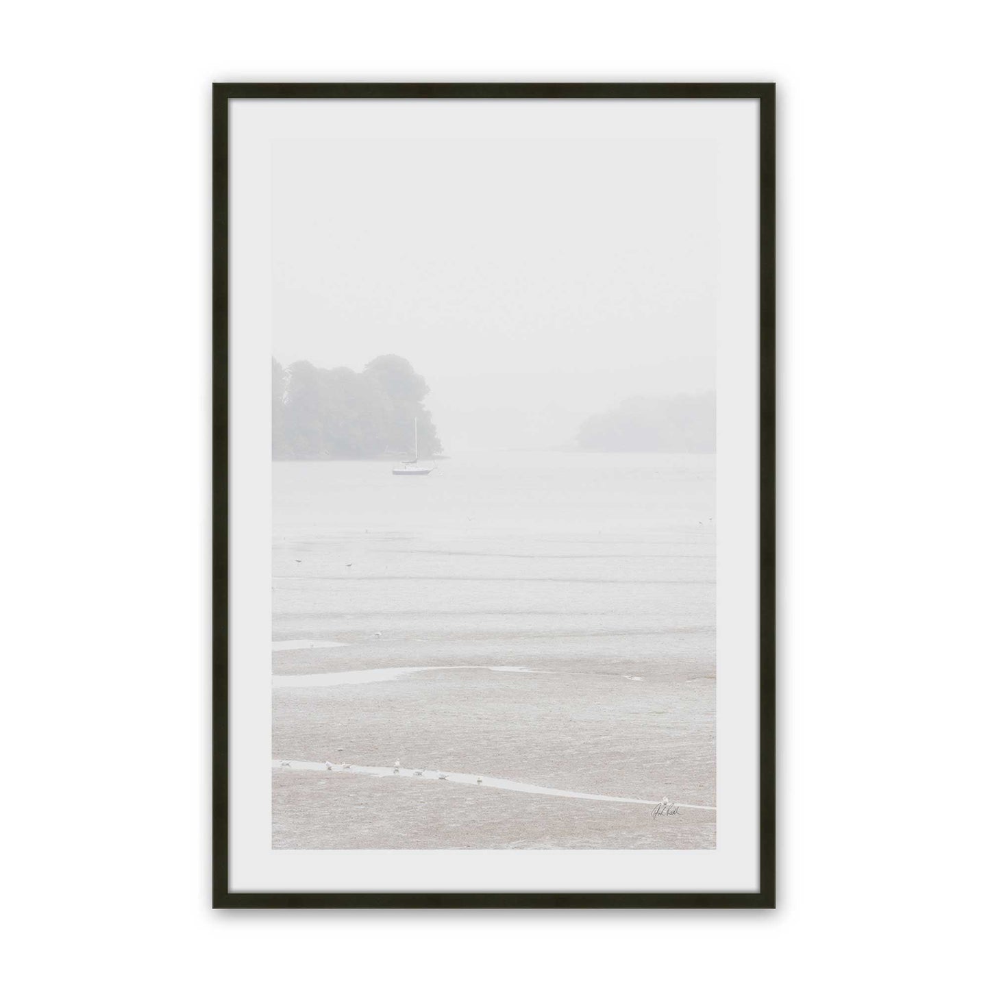 [Color:Satin Black], Picture of art in a Satin Black frame