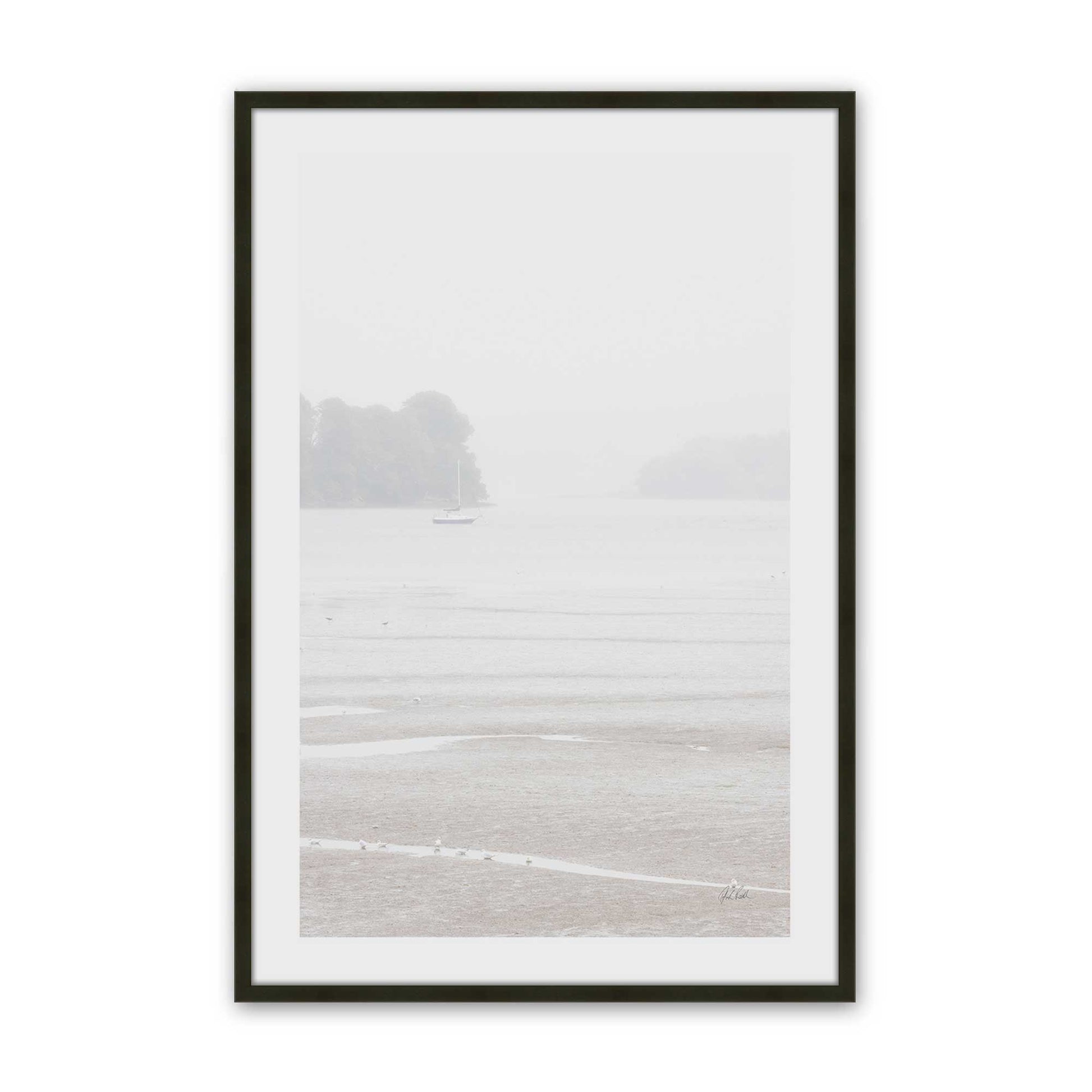 [Color:Satin Black], Picture of art in a Satin Black frame
