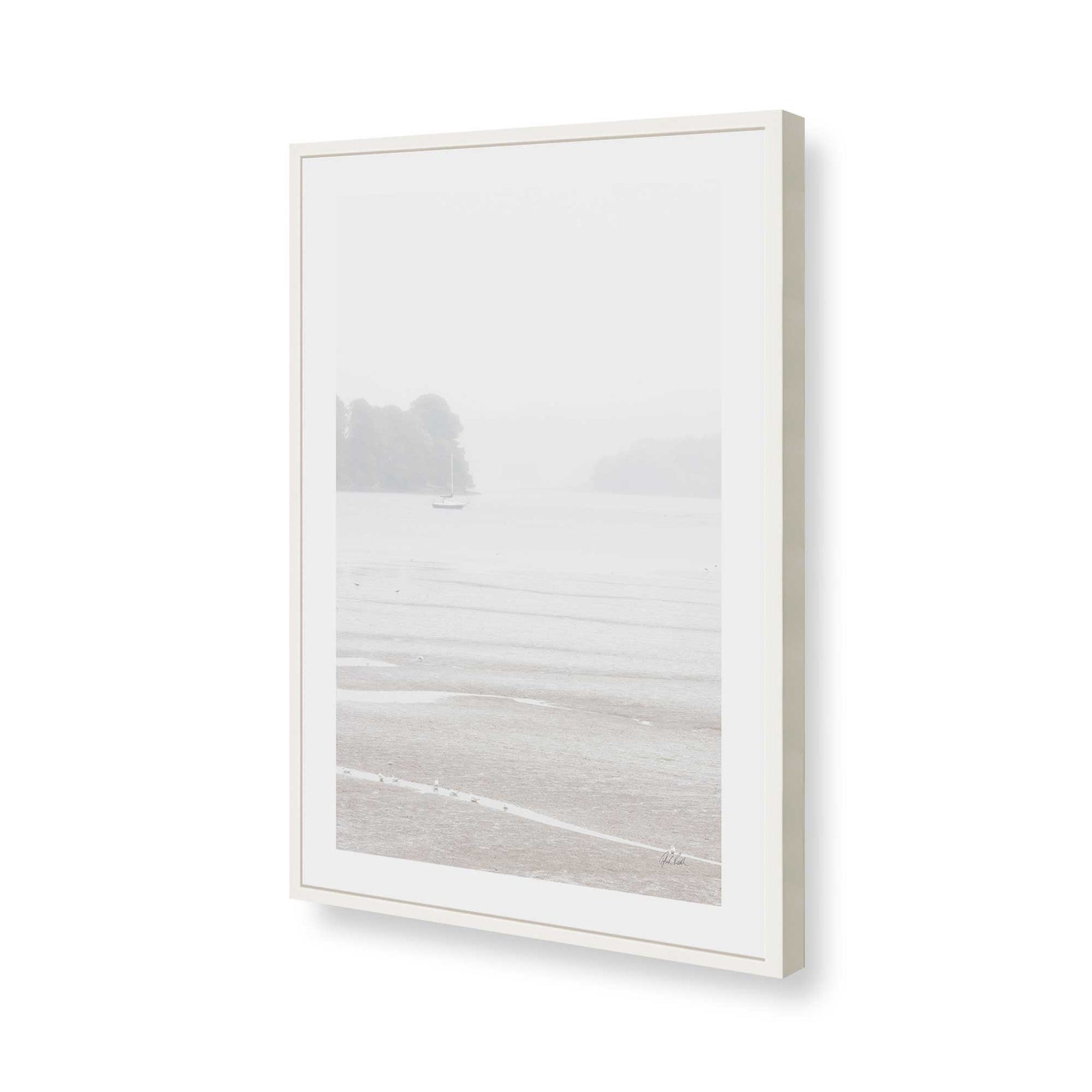 [Color:Opaque White], Picture of art in a Opaque White frame of the corner