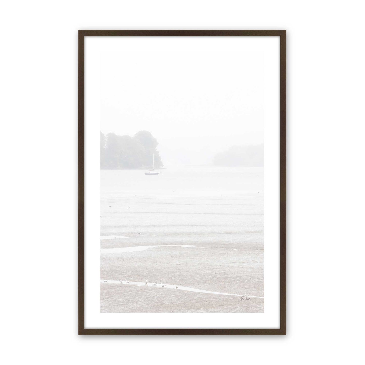 [Color:Belvinder Brown], Picture of art in a Belvinder Brown frame