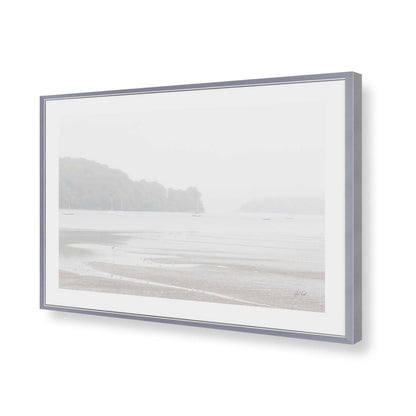 [Color:Polished Chrome], Picture of art in a Polished Chrome frame of the corner