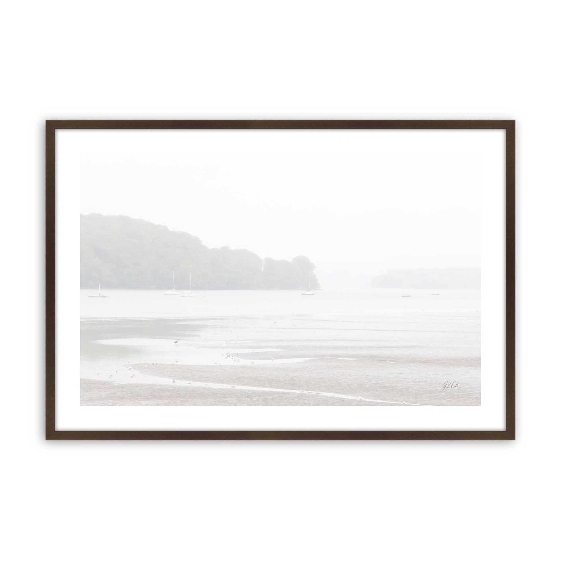 [Color:Brown], Picture of art in a Brown frame