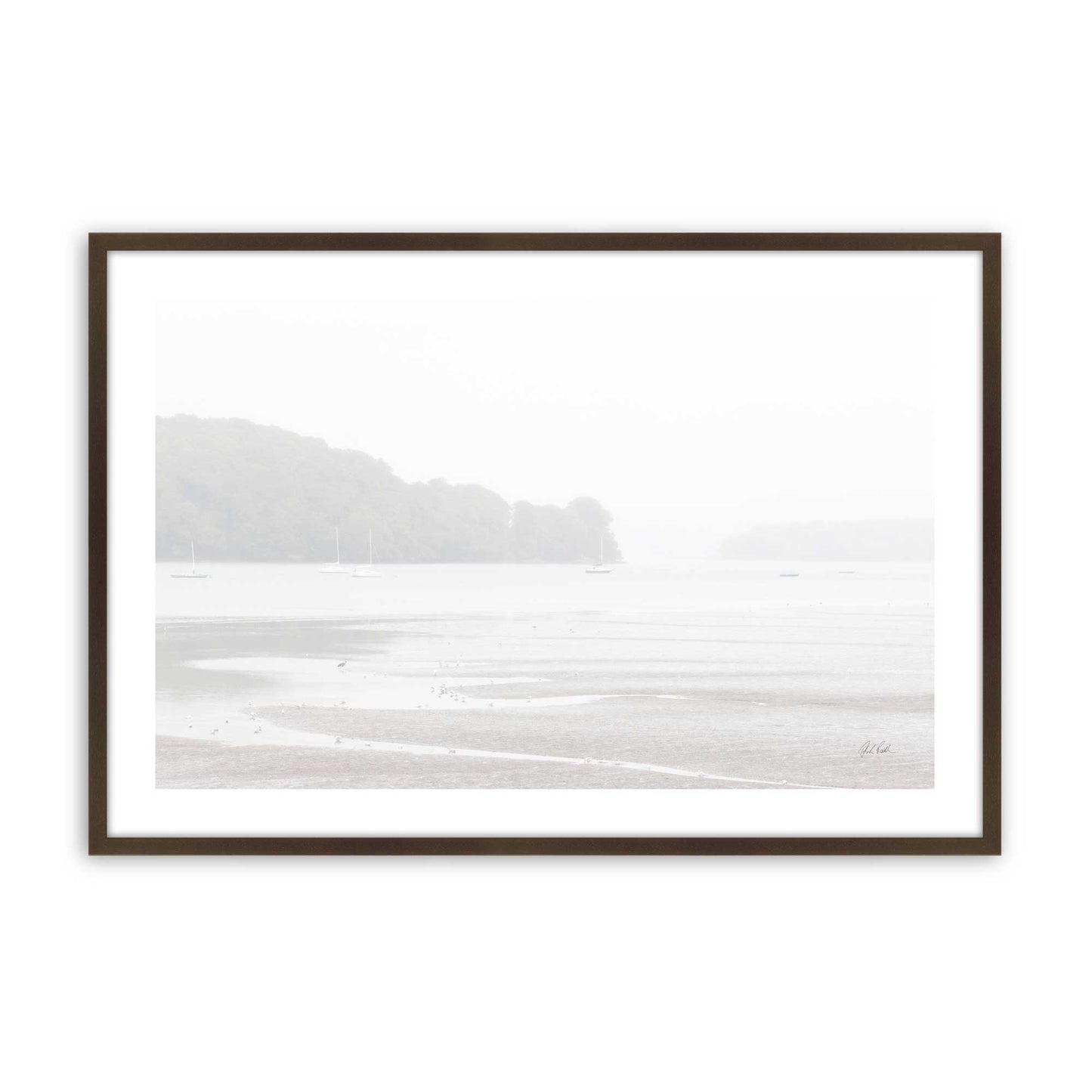 [Color:Belvinder Brown], Picture of art in a Belvinder Brown frame