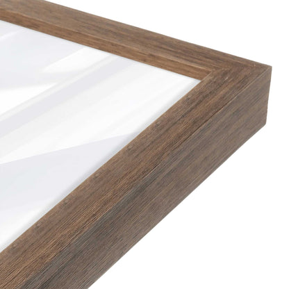 [Color:Walnut], Picture of art in a Walnut frame at an angle