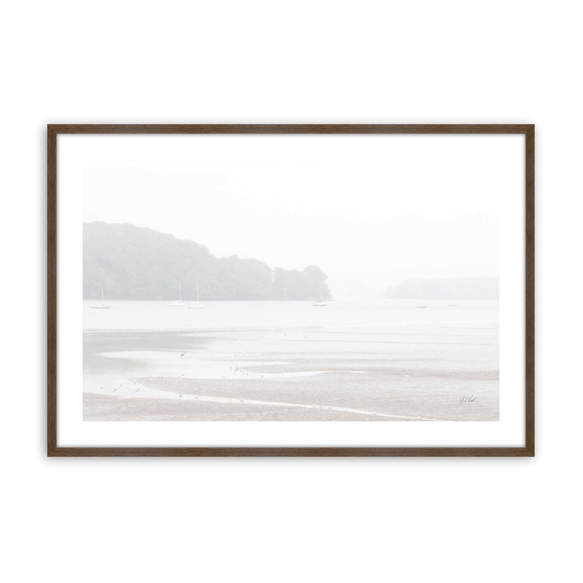 [Color:Walnut], Picture of art in a Walnut frame