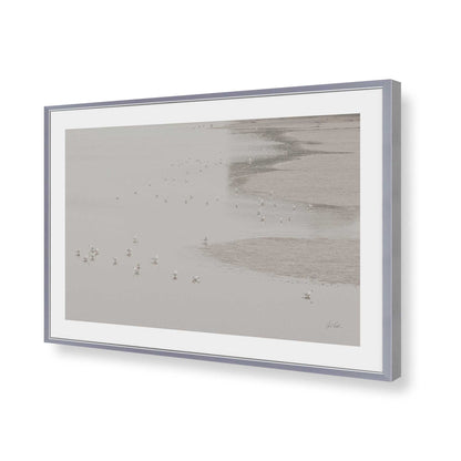 [Color:Polished Chrome], Picture of art in a Polished Chrome frame of the corner