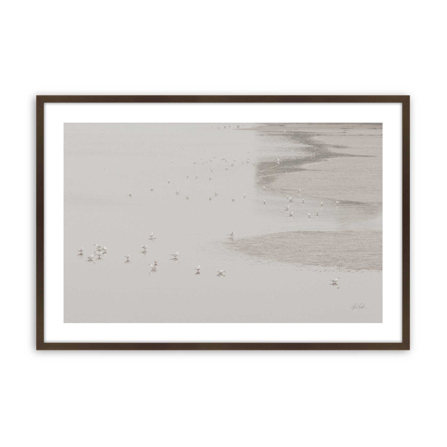 [Color:Brown], Picture of art in a Brown frame