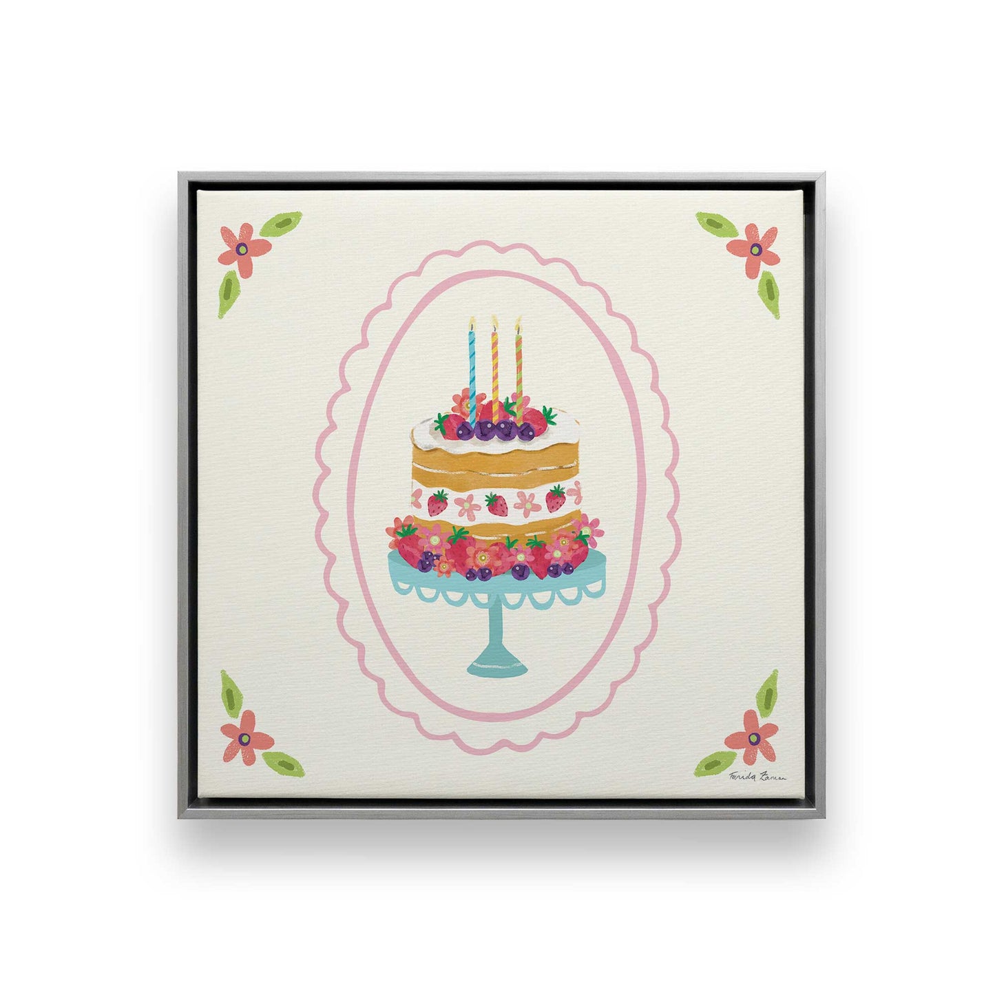 [Color:Polished Chrome], Picture of art in a Polished Chrome frame