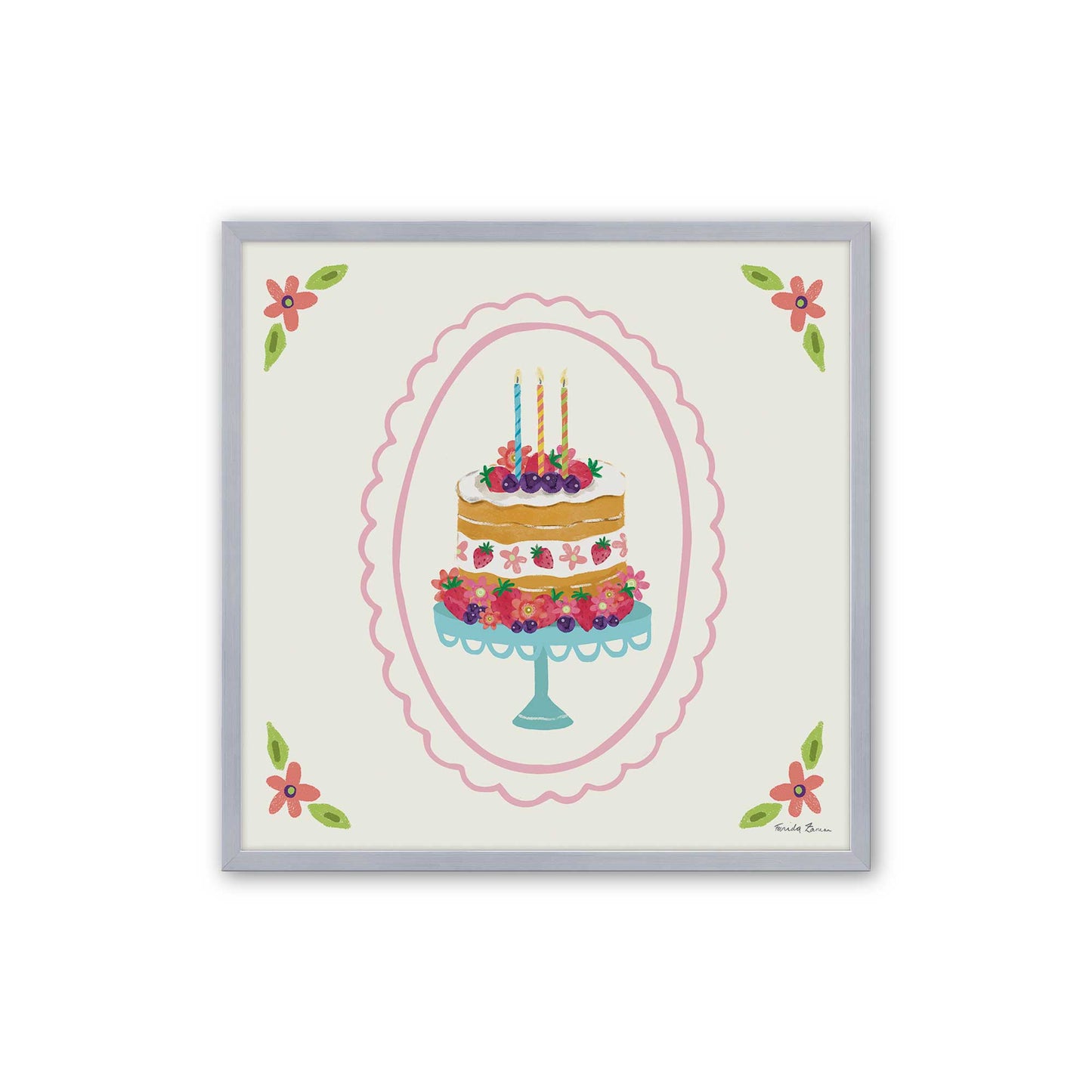 [Color:Polished Chrome], Picture of art in a Polished Chrome frame