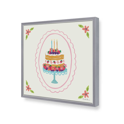 [Color:Polished Chrome], Picture of art in a Polished Chrome frame of the corner