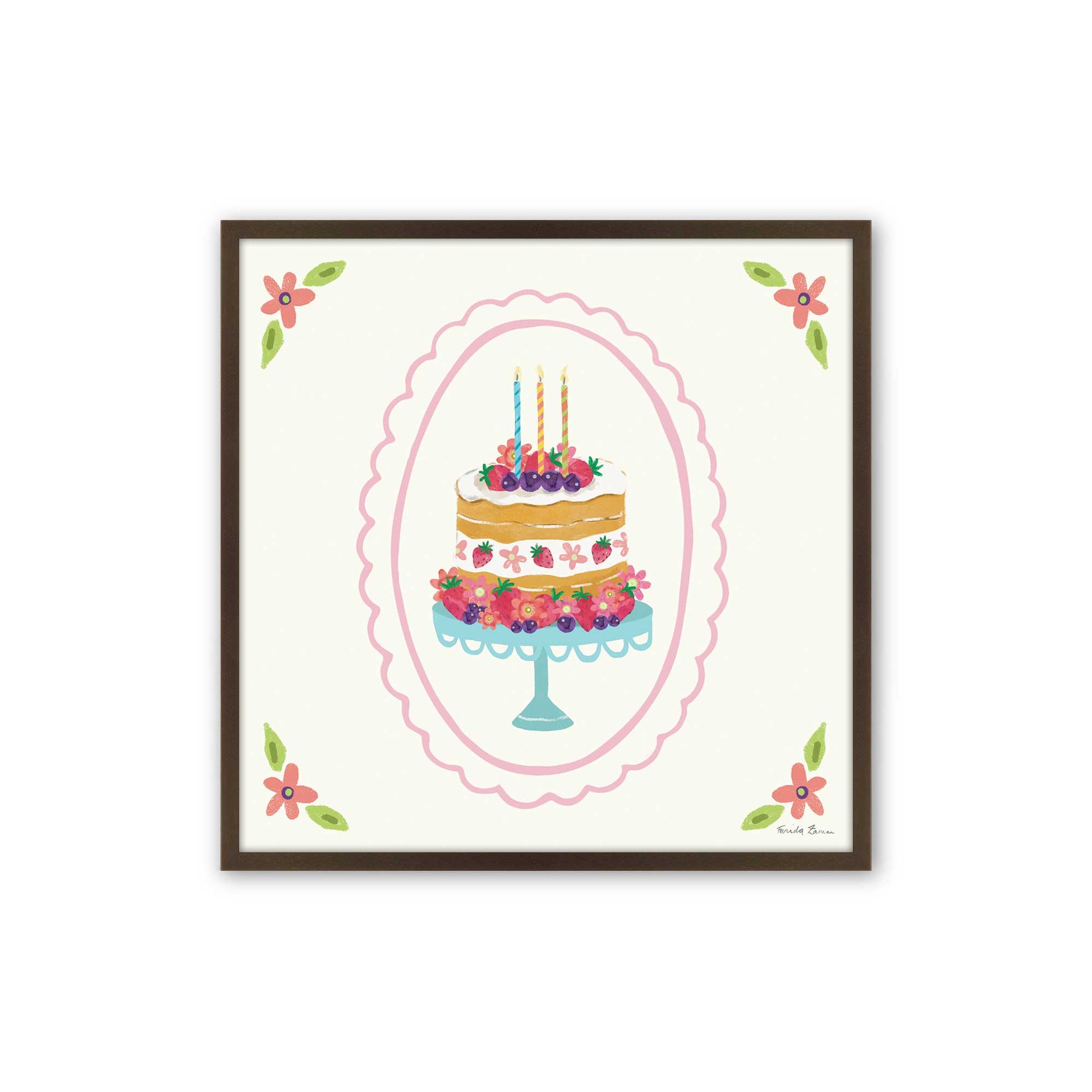 [Color:Espresso], Picture of art in a Espresso frame