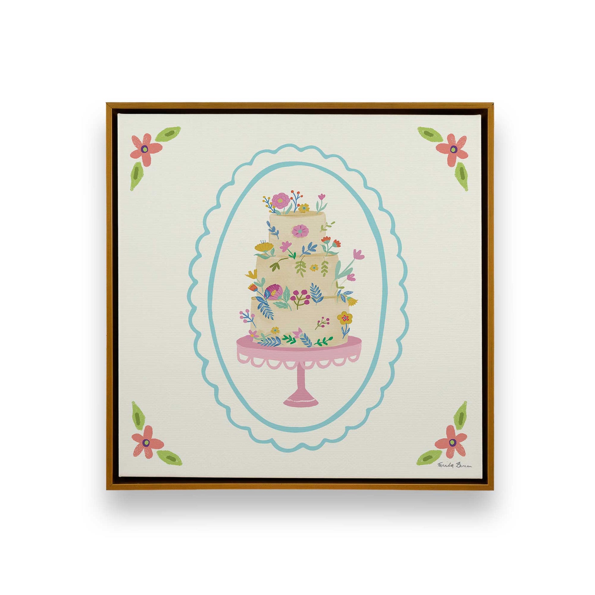 [Color:Polished Gold], Picture of art in a Polished Gold frame
