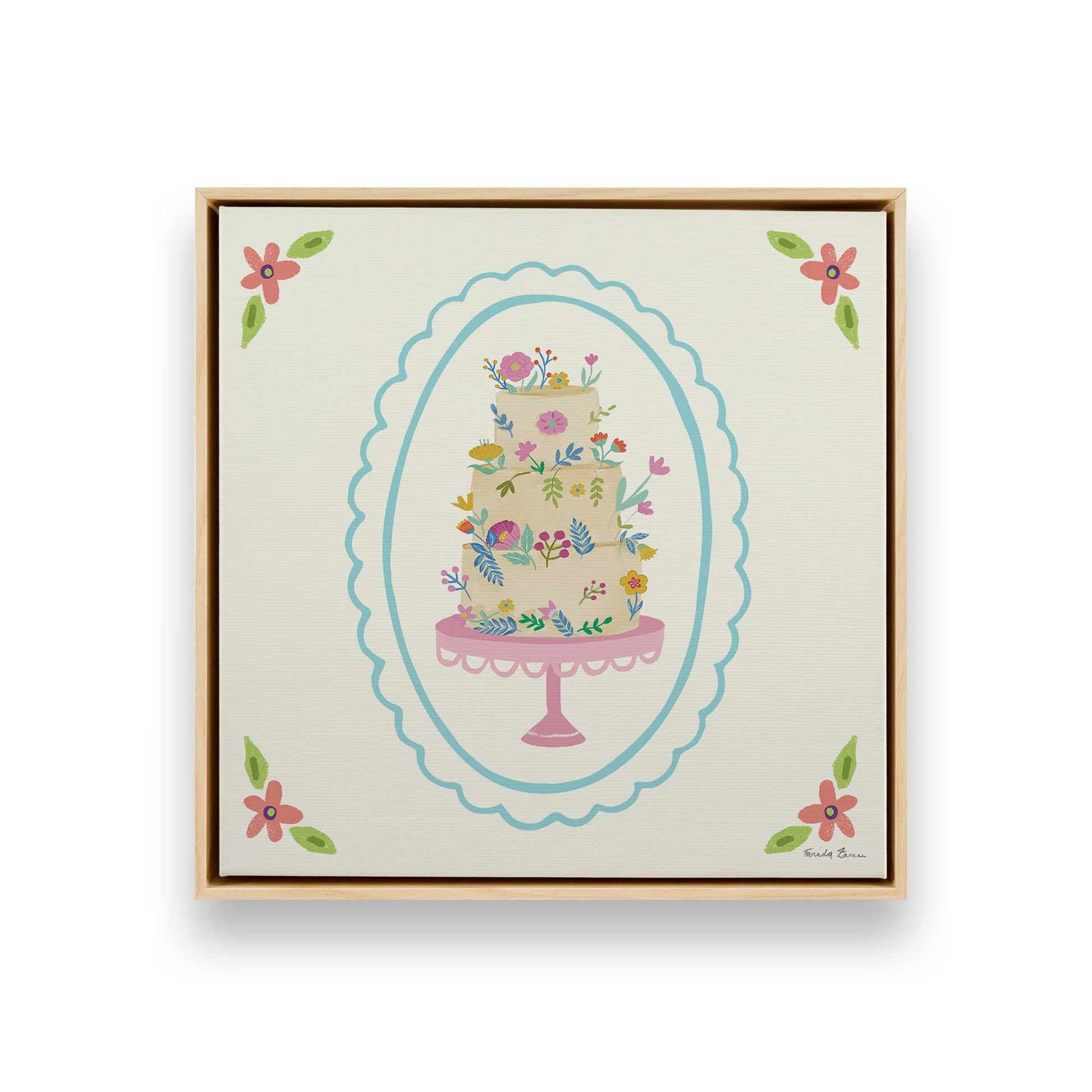 [Color:American Maple], Picture of art in a American Maple frame