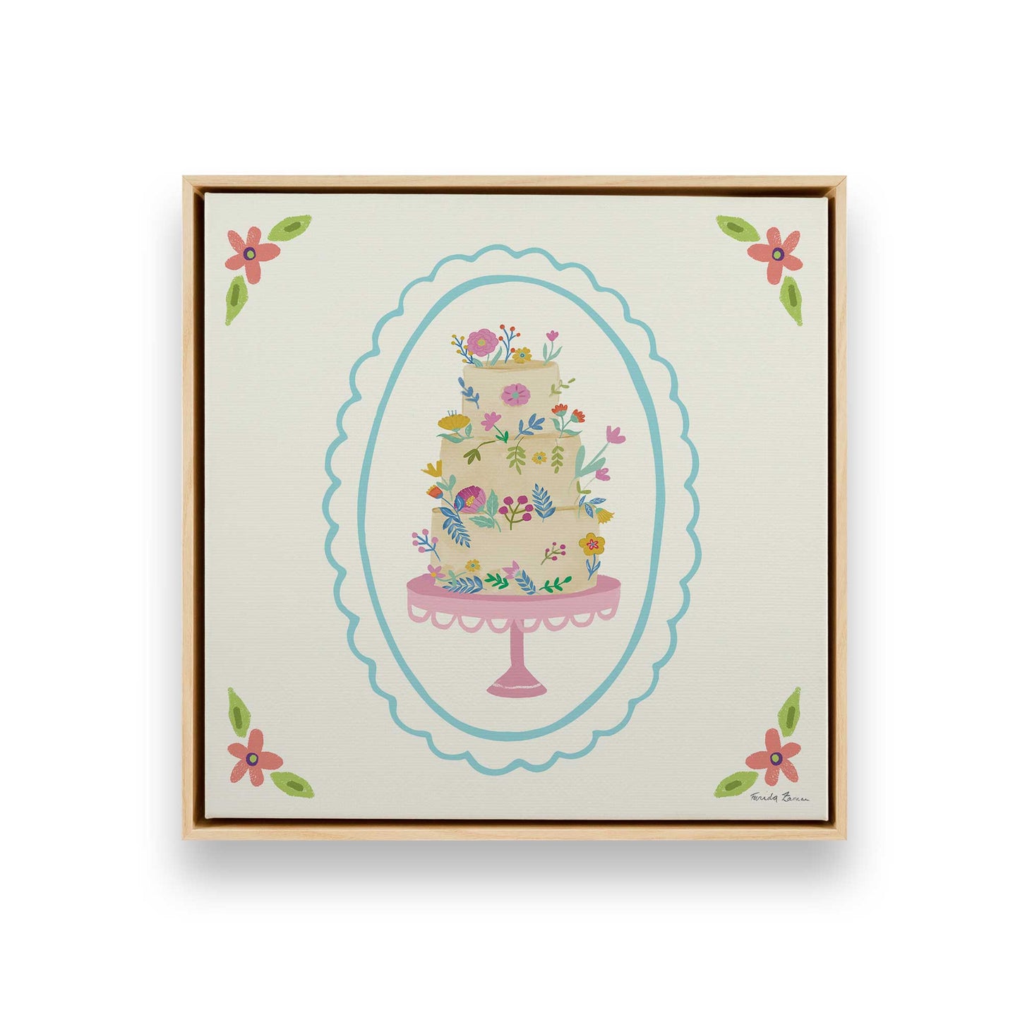 [Color:American Maple], Picture of art in an American Maple frame