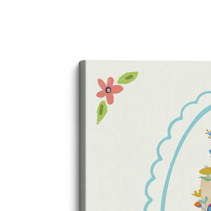 [Color:Stretched Canvas], Picture of the corner of the art