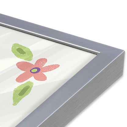 [Color:Polished Chrome], Picture of art in a Polished Chrome frame at an angle