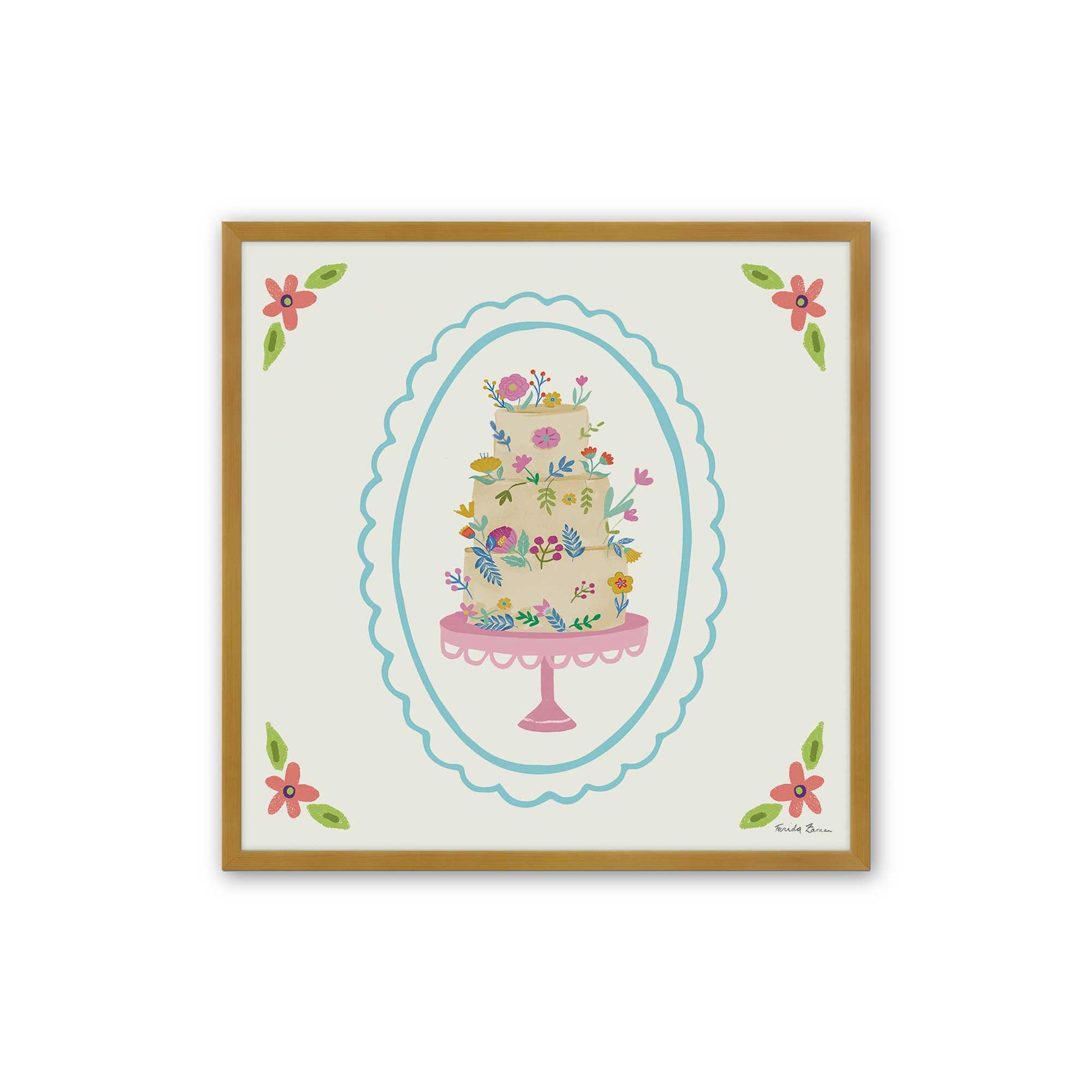 [Color:Polished Gold], Picture of art in a Polished Gold frame