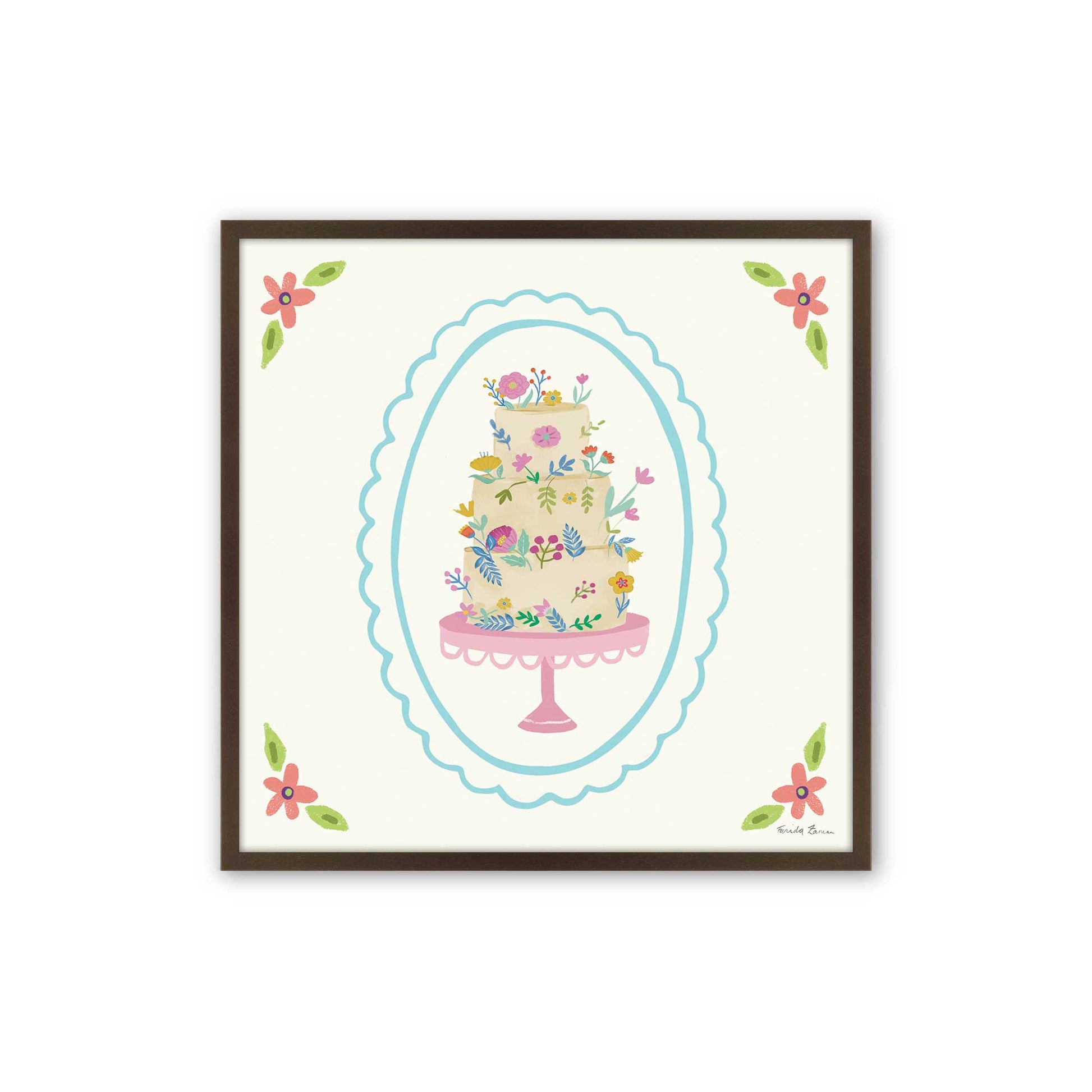 [Color:Belvinder Brown], Picture of art in a Belvinder Brown frame