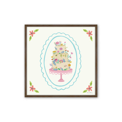 [Color:Walnut], Picture of art in a Walnut frame
