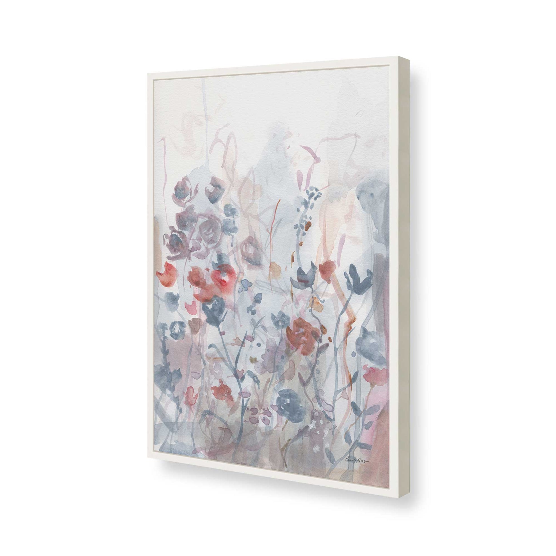 [Color:Opaque White], Picture of art in a Opaque White frame of the corner