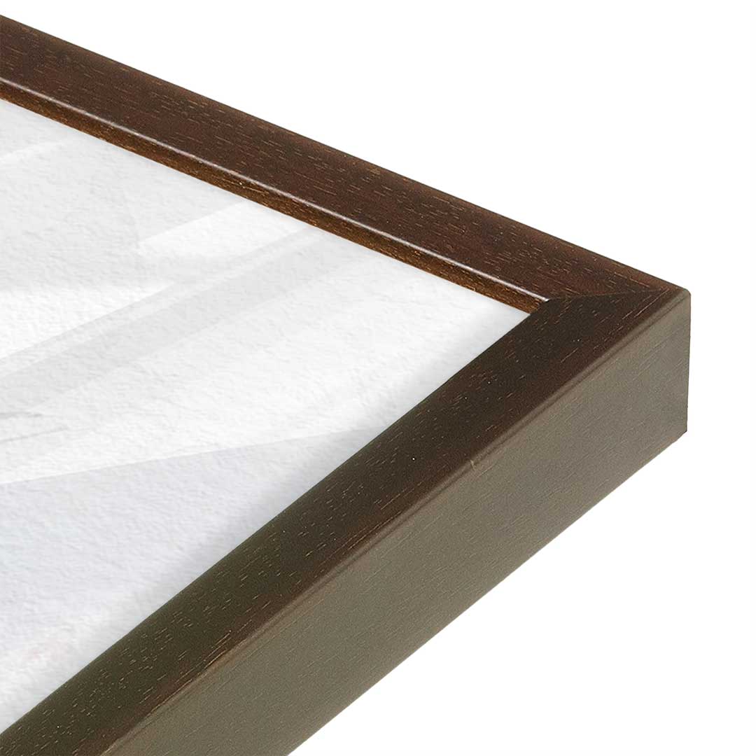 [Color:Belvinder Brown], Picture of art in a Belvinder Brown frame at an angle