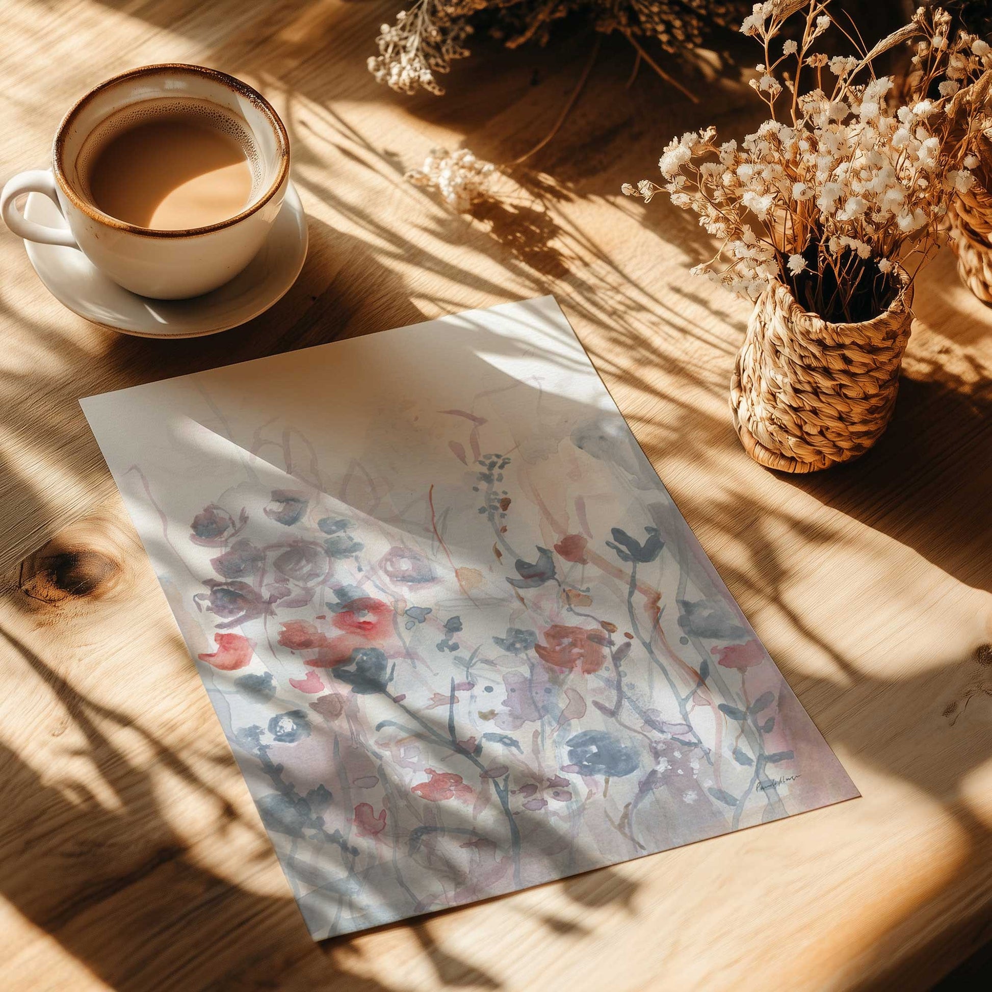 [Color:Rolled Print], Picture of close up of art