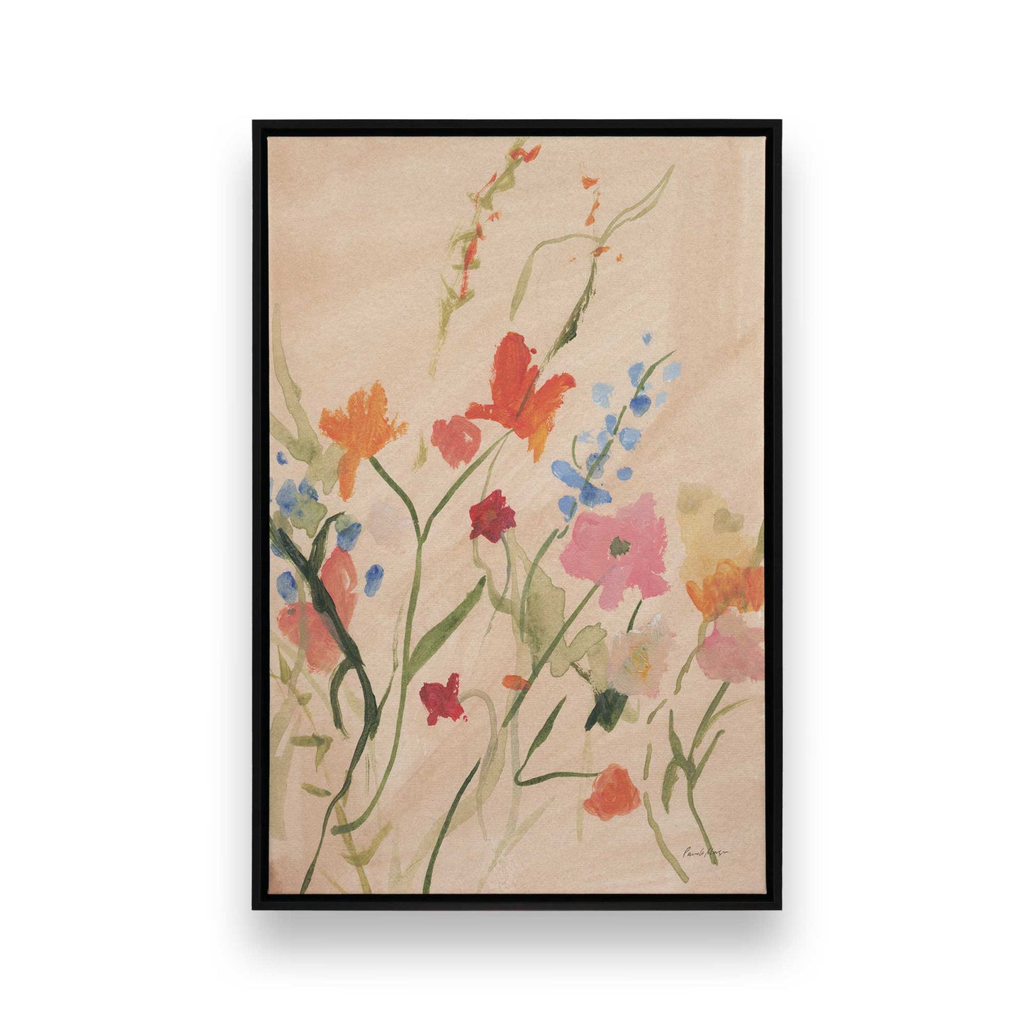 [Color:Satin Black], Picture of art in a Satin Black frame