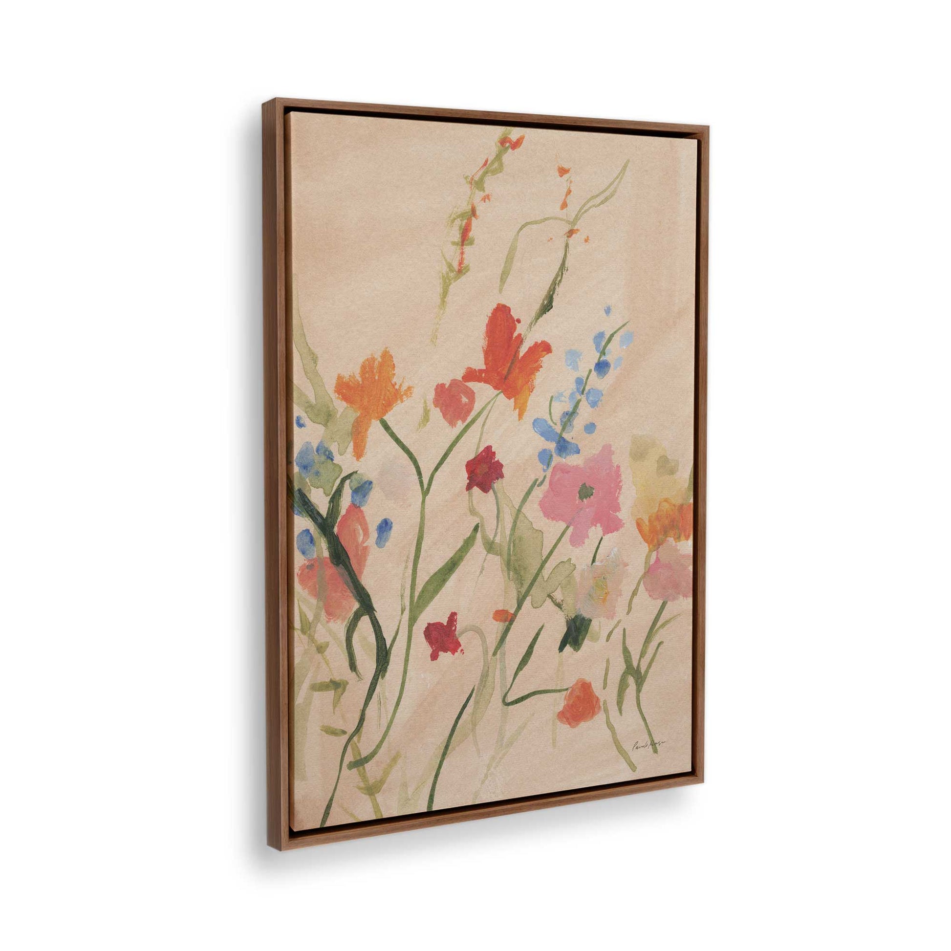 [Color:Walnut], Picture of the corner of the art