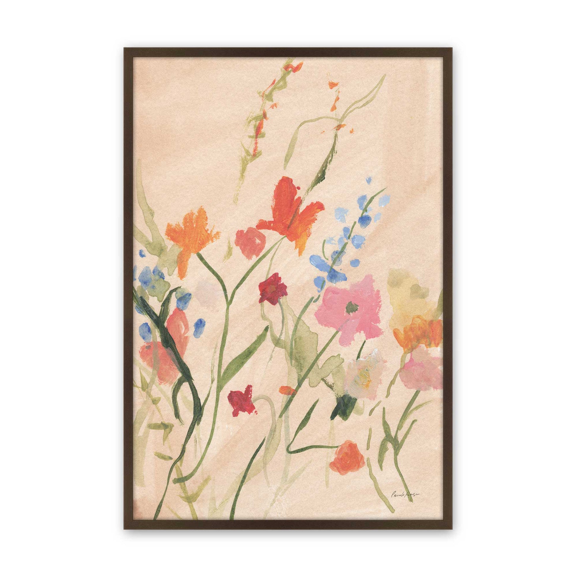 [Color:Belvinder Brown], Picture of art in a Belvinder Brown frame