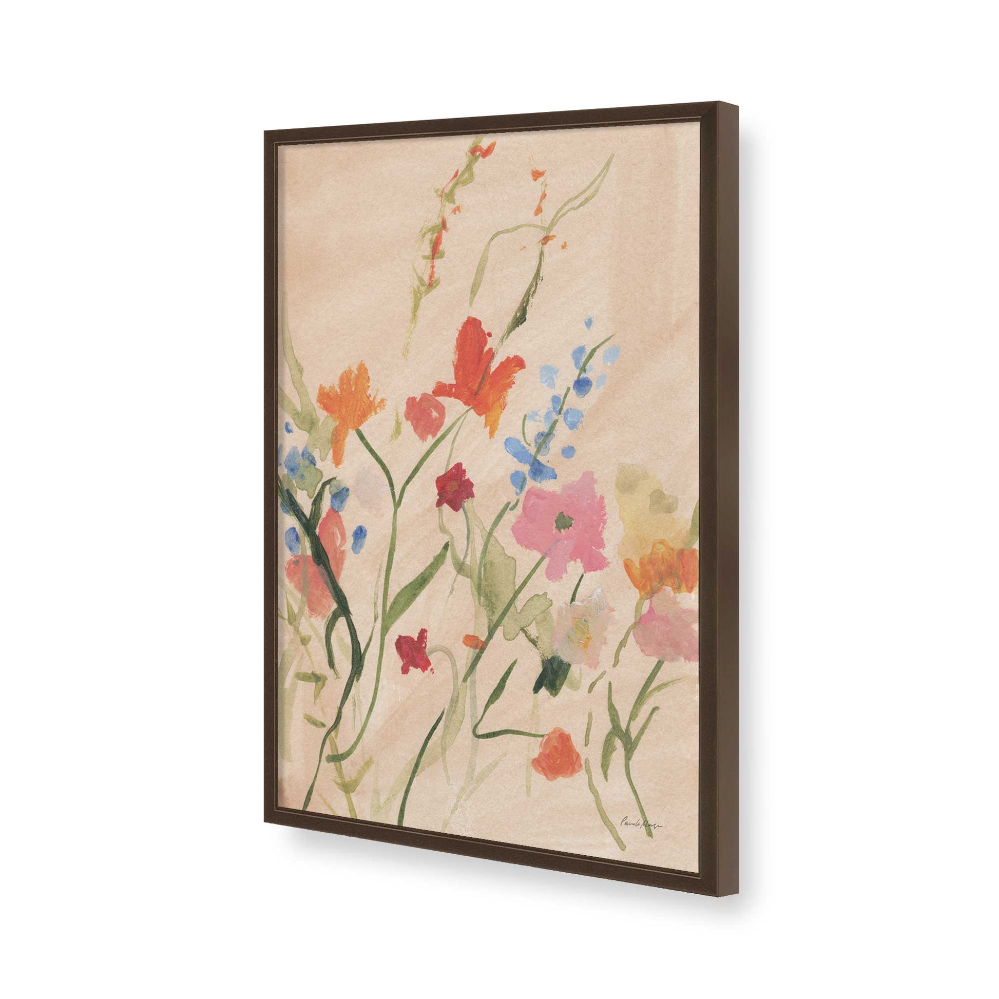 [Color:Belvinder Brown], Picture of art in a Belvinder Brown frame of the corner
