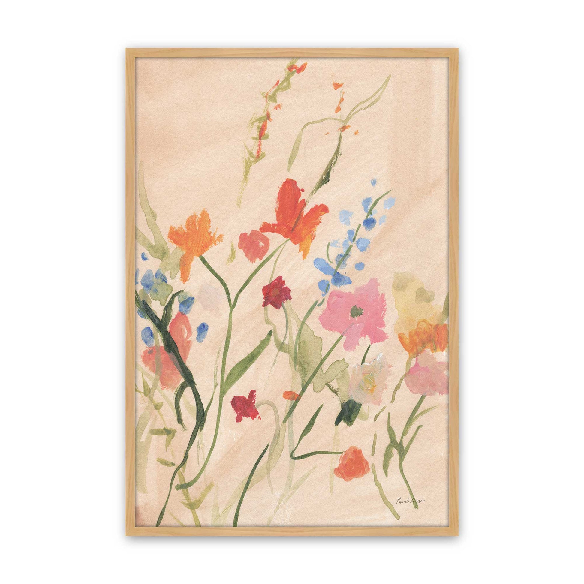 [Color:American Maple], Picture of art in a American Maple frame
