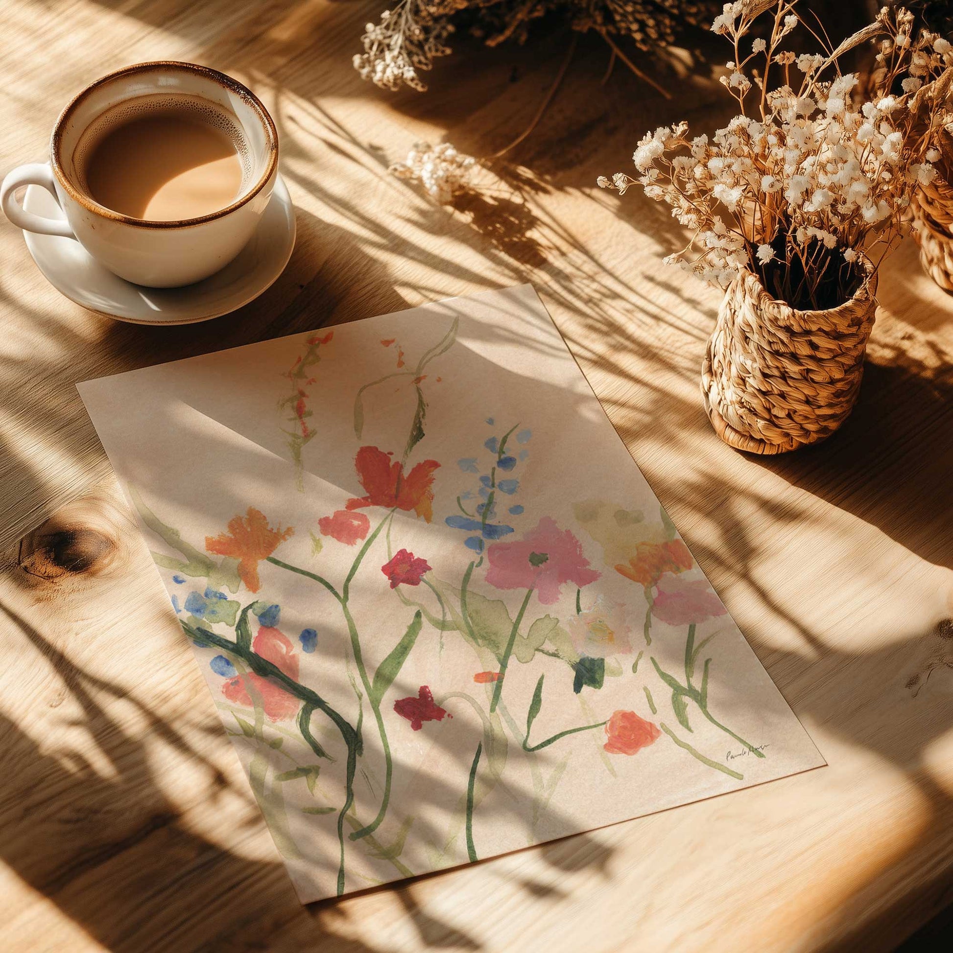 [Color:Rolled Print], Picture of close up of art