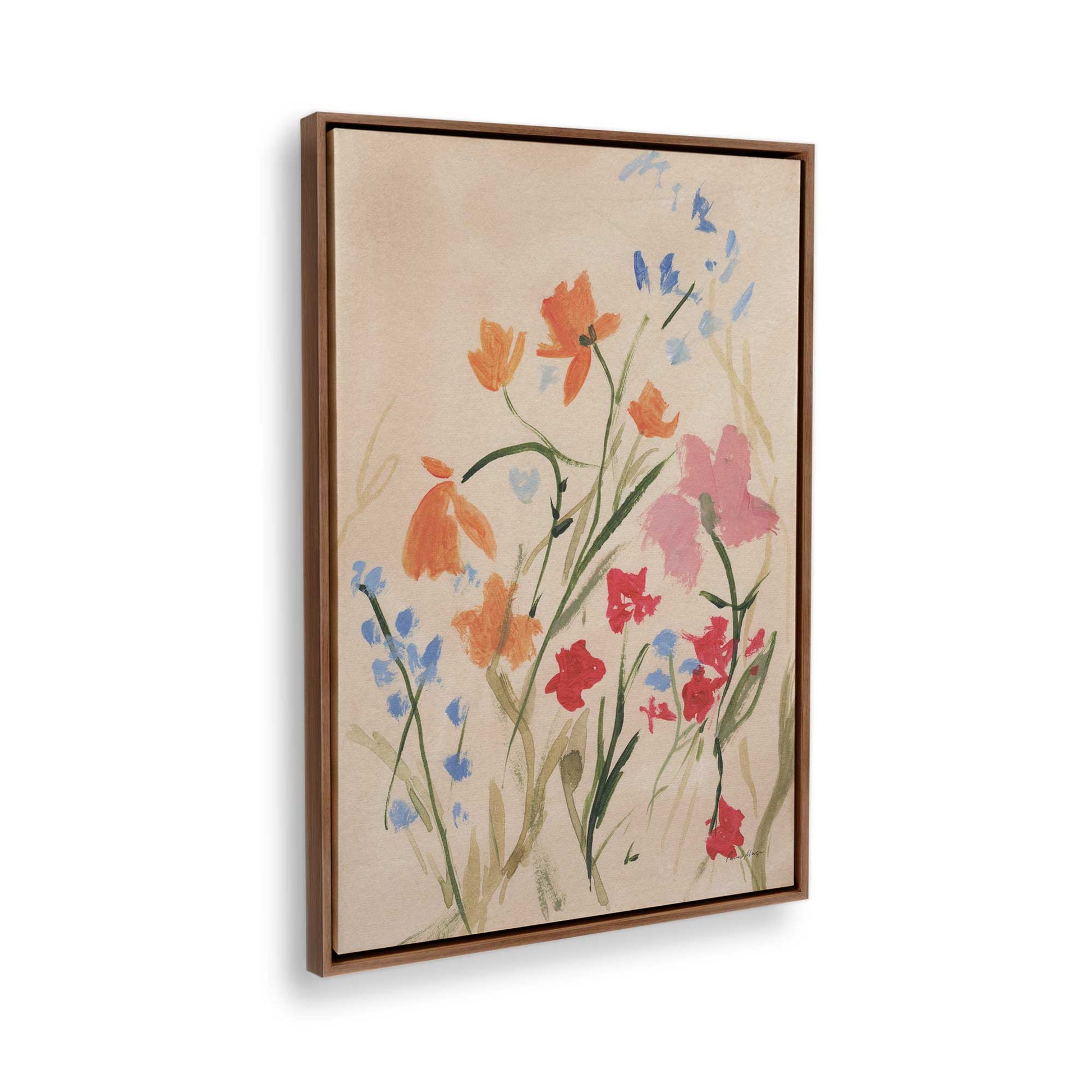 [Color:Walnut], Picture of the corner of the art