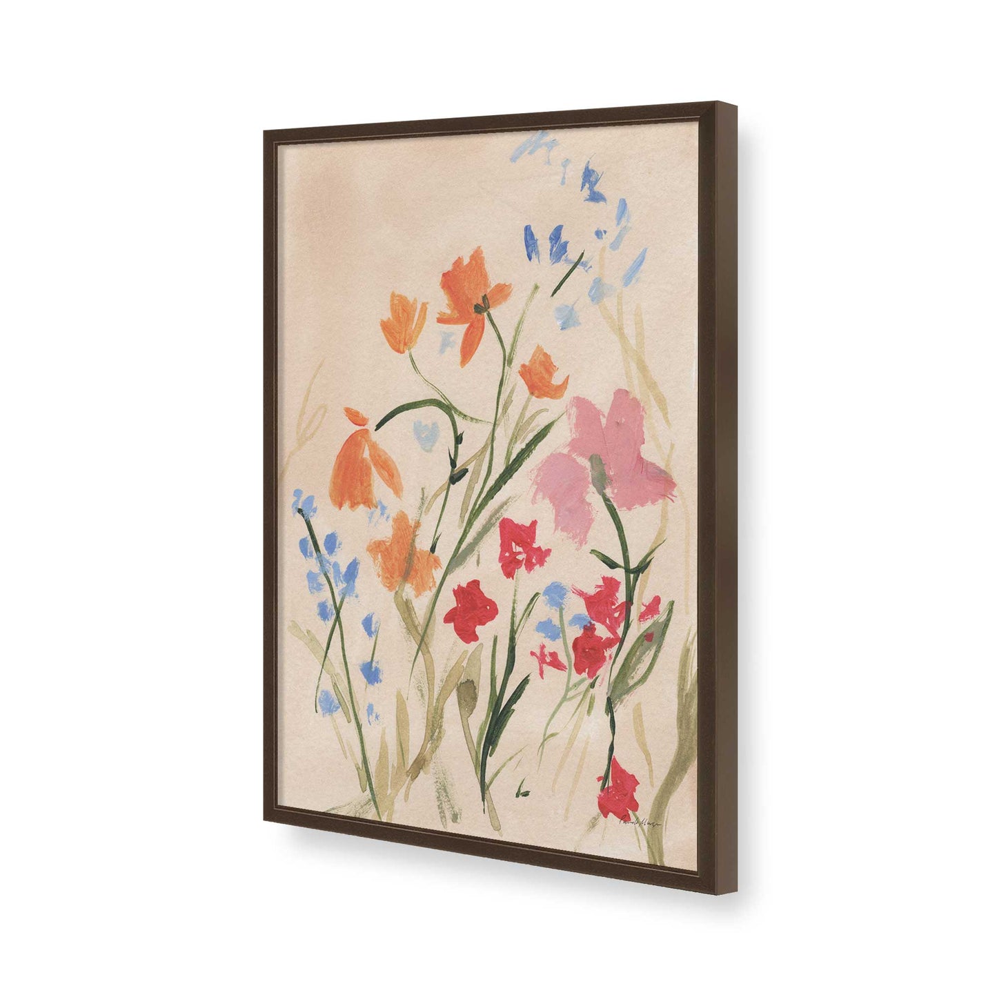 [Color:Belvinder Brown], Picture of art in a Belvinder Brown frame of the corner