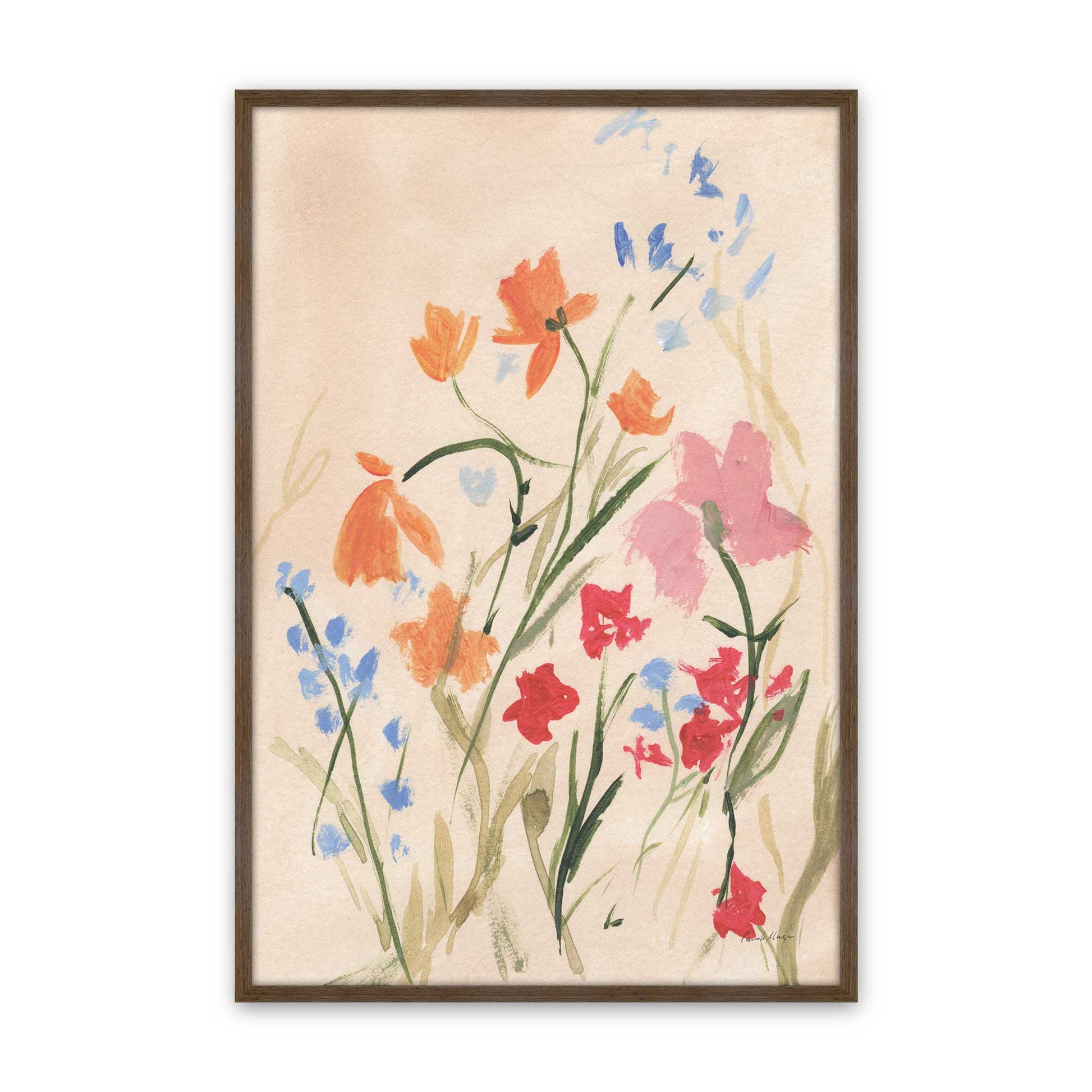 [Color:Walnut], Picture of art in a Walnut frame