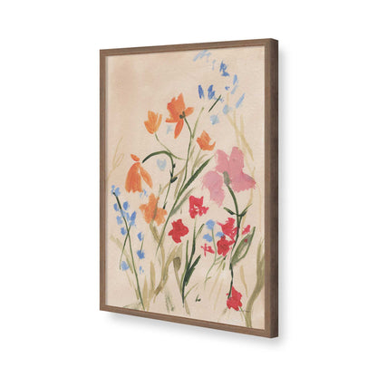 [Color:Walnut], Picture of art in a Walnut frame of the corner