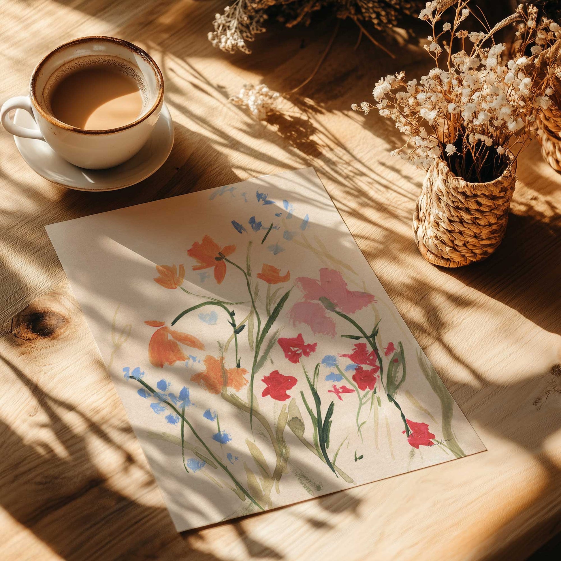 [Color:Rolled Print], Picture of close up of art
