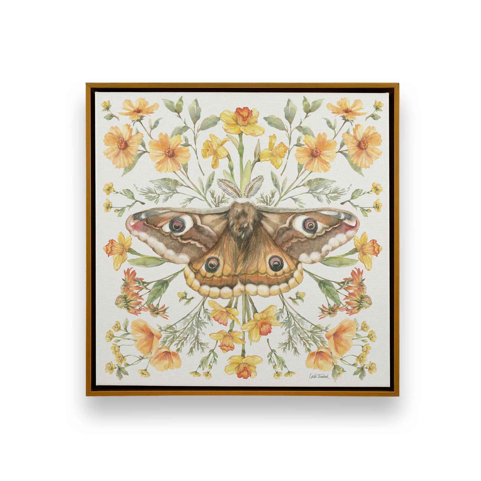 [Color:Polished Gold], Picture of art in a Polished Gold frame