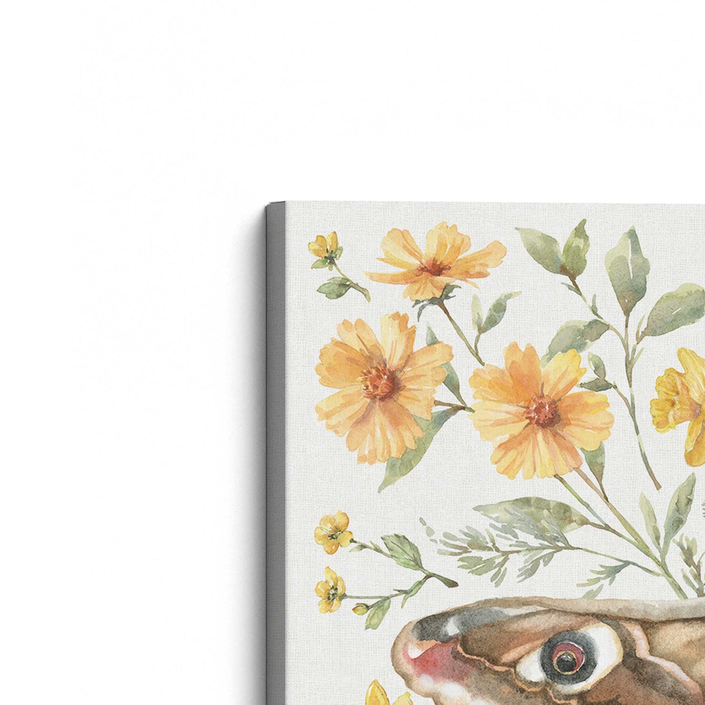 [Color:Stretched Canvas], Picture of the corner of the art
