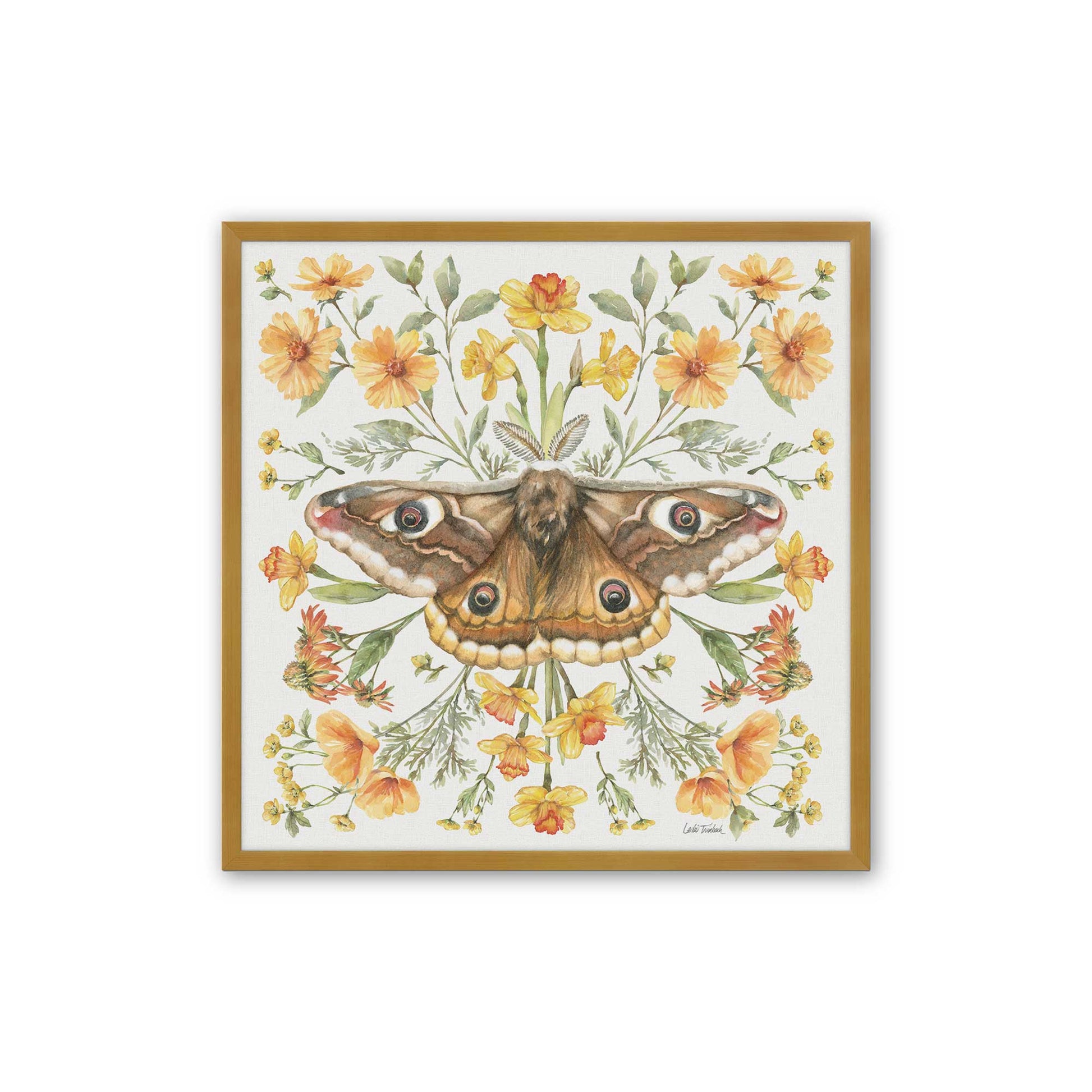 [Color:Polished Gold], Picture of art in a Polished Gold frame
