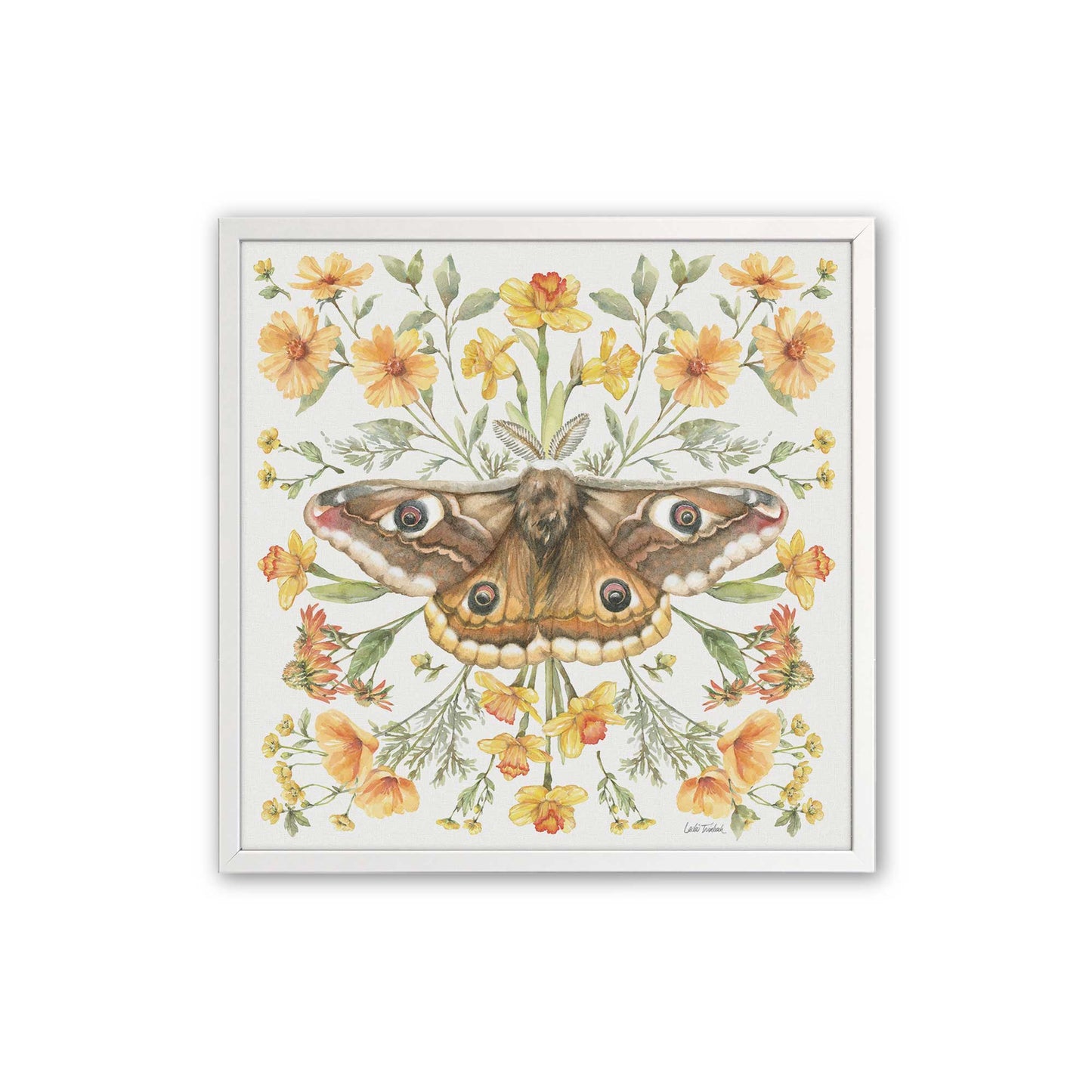 [Color:Opaque White], Picture of art in a Opaque White frame